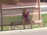 Kylie Nude Play at Bus Stop