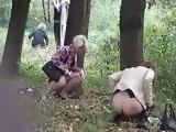 Guy Taped Female Teachers Taking Pee On Picnic