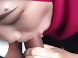 Malay hijabitch Aina Azlan blowjob