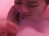 Thai Sideline Girl Blowjob and Cumshot on Her Face