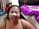 Huge facial destroys her face 