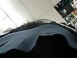 Upskirting a thick asain milf.