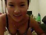 chinese gf blowjob and tease