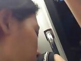 Cute Office Lady On The LRT In KL, Malaysia II (end)