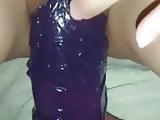 Wife so enjoy by huge dildo