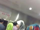 Hijabi Ass Touch On The LRT In KL, Malaysia (part 1):-D 